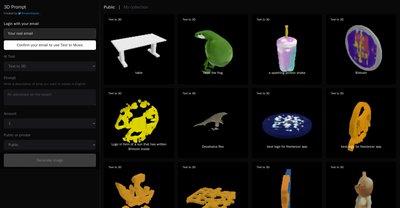 Приложение искусственного интеллекта 3D Prompt