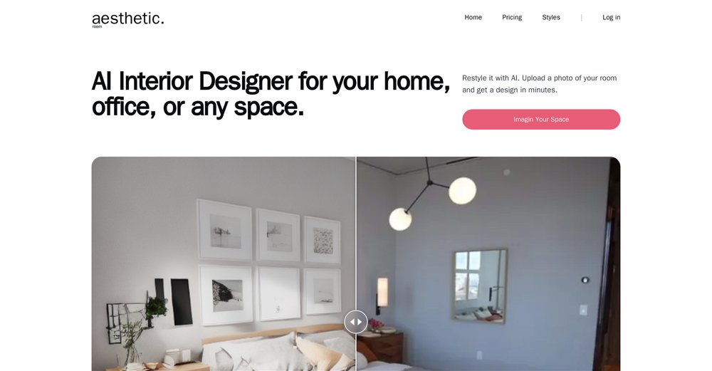 Приложение искусственного интеллекта Aesthetic Room