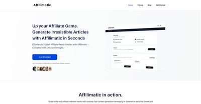 Приложение искусственного интеллекта Affilimatic