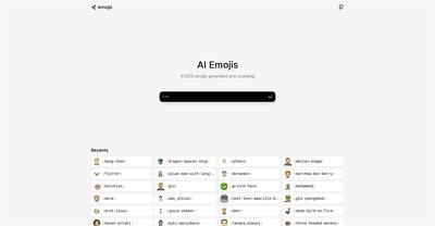Приложение искусственного интеллекта AI Emojis
