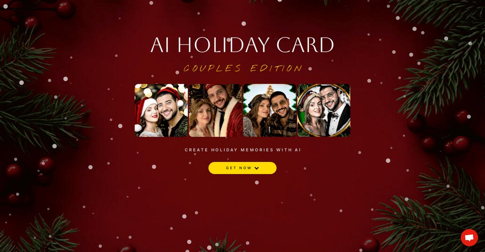 Приложение искусственного интеллекта AI Holiday Cards