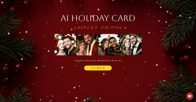Приложение искусственного интеллекта AI Holiday Cards