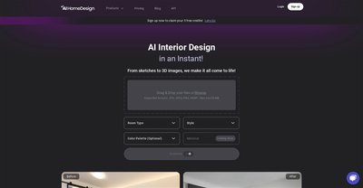 Приложение искусственного интеллекта AI Home Design