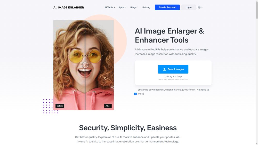AI Image Enlarger - используйте ии для масштабирования небольших или пиксельных изображений.
