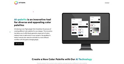 Приложение искусственного интеллекта AI Palette