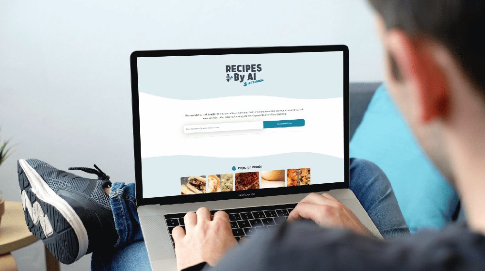 AI Recipe Generator - созданный искусственным интеллектом рецепт с учетом ингредиентов