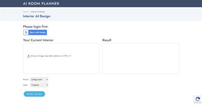 Приложение искусственного интеллекта AI Room Planner