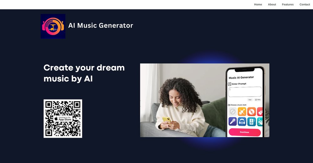Приложение искусственного интеллекта AI Song Generator Music Maker