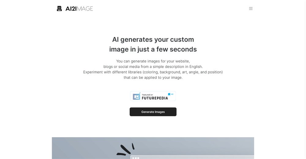 Приложение искусственного интеллекта AI2image
