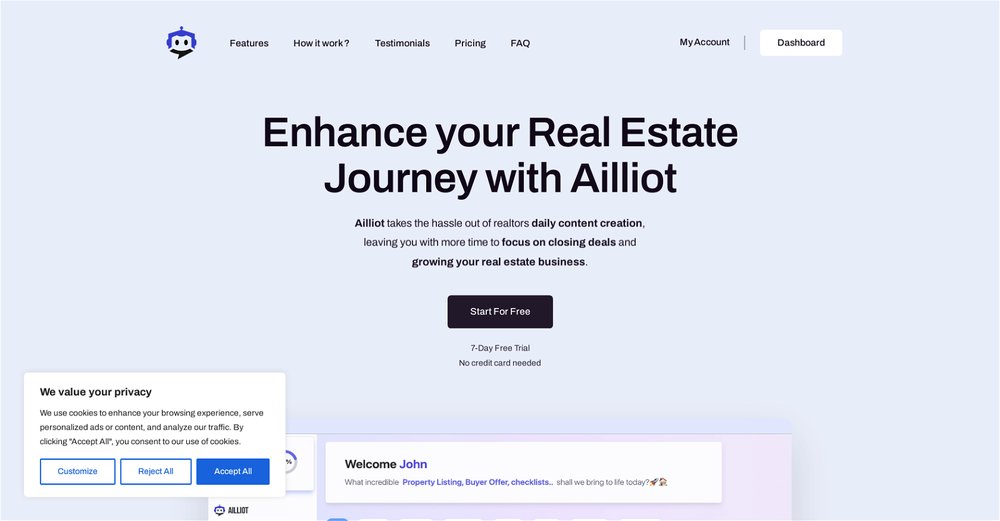 Приложение искусственного интеллекта Ailliot