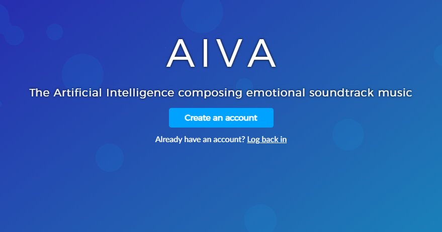 AIVA - платформа для написания музыки на основе искусственного интеллекта