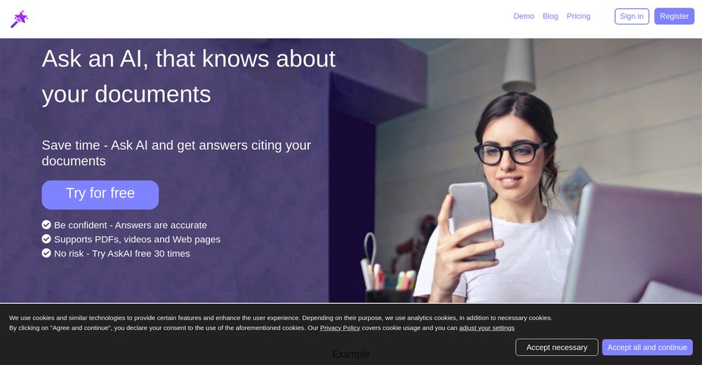 Приложение искусственного интеллекта AnyQuestions