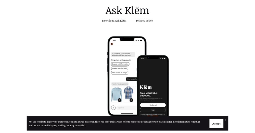 Приложение искусственного интеллекта Ask Klem