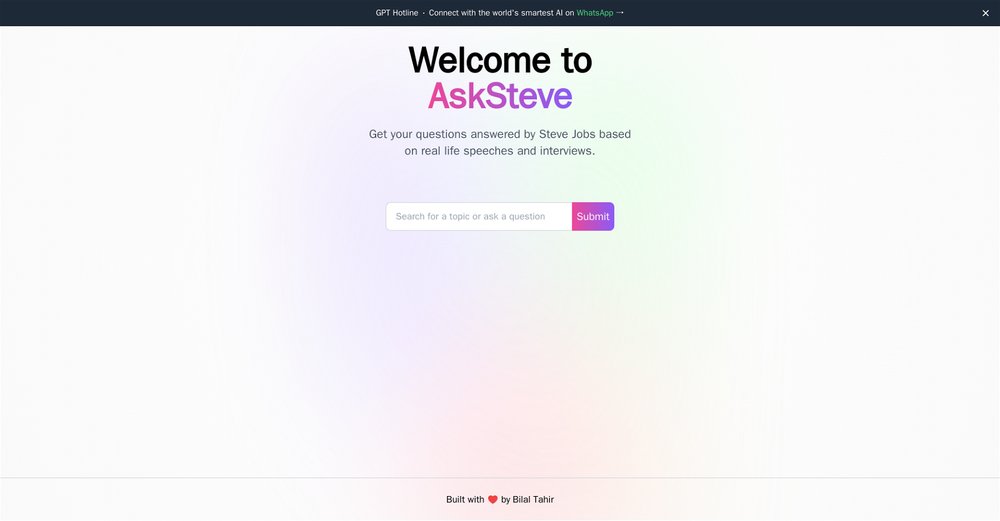 Приложение искусственного интеллекта Ask Steve