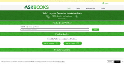 Приложение искусственного интеллекта AskBooks