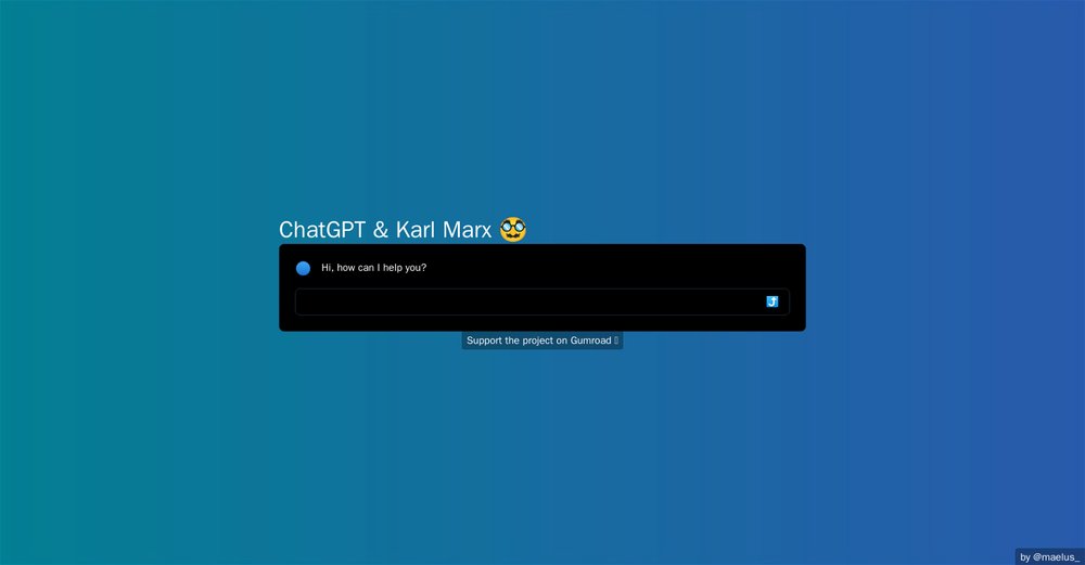 Приложение искусственного интеллекта AskKarlMarx