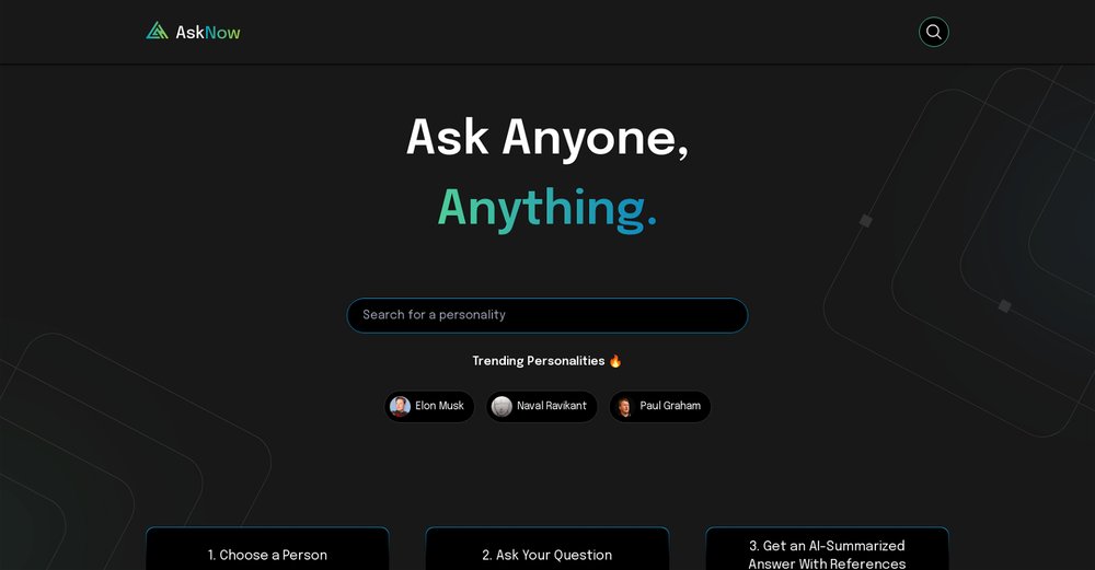 Приложение искусственного интеллекта AskNow