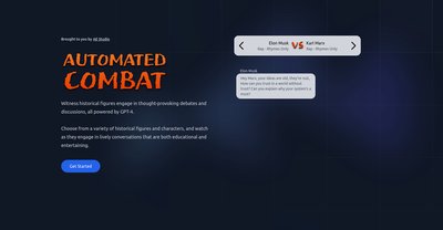 Приложение искусственного интеллекта Automated Combat