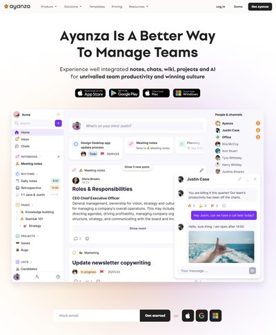 Приложение искусственного интеллекта Ayanza