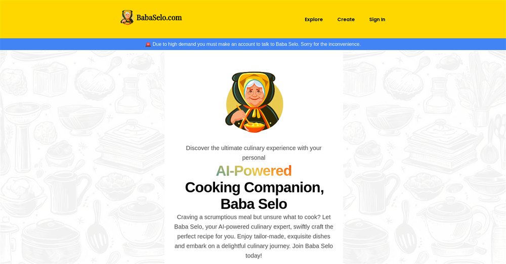 Приложение искусственного интеллекта Baba Selo