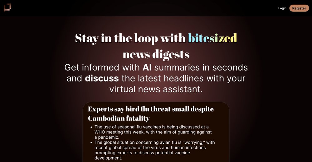 Приложение искусственного интеллекта Bitesized