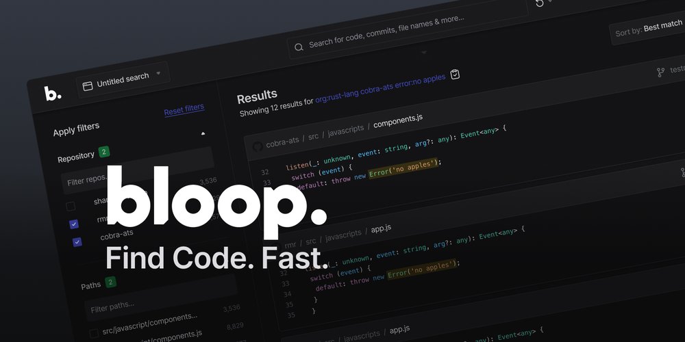 Bloop - платформа для обнаружения кода и задач кодирования