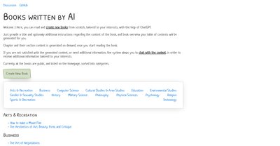 Приложение искусственного интеллекта Books by AI