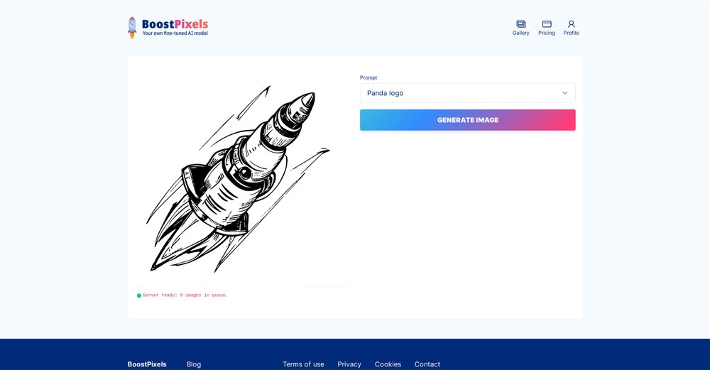 Приложение искусственного интеллекта Boostpixels Vector