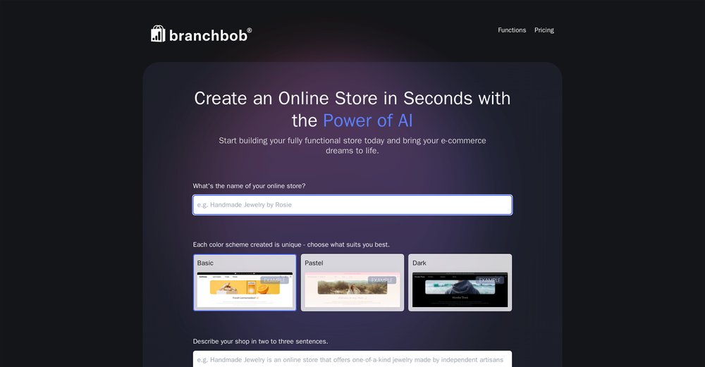 Приложение искусственного интеллекта Branchbob