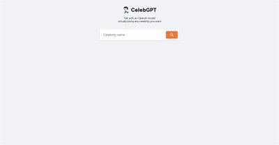 Приложение искусственного интеллекта CelebGPT