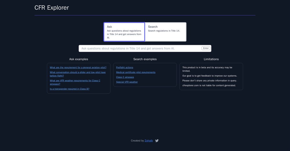 Приложение искусственного интеллекта CFRexplorer