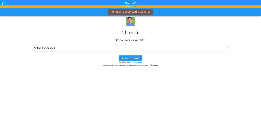 Приложение искусственного интеллекта Chandu