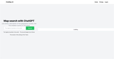 Приложение искусственного интеллекта Chatmap AI