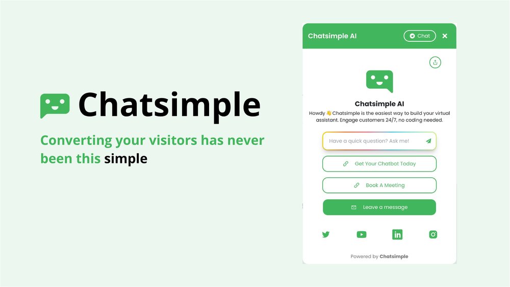 Приложение искусственного интеллекта Chatsimple