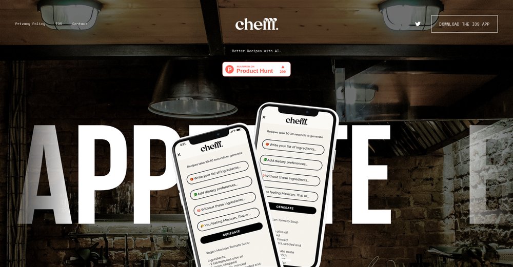 Приложение искусственного интеллекта Chefff