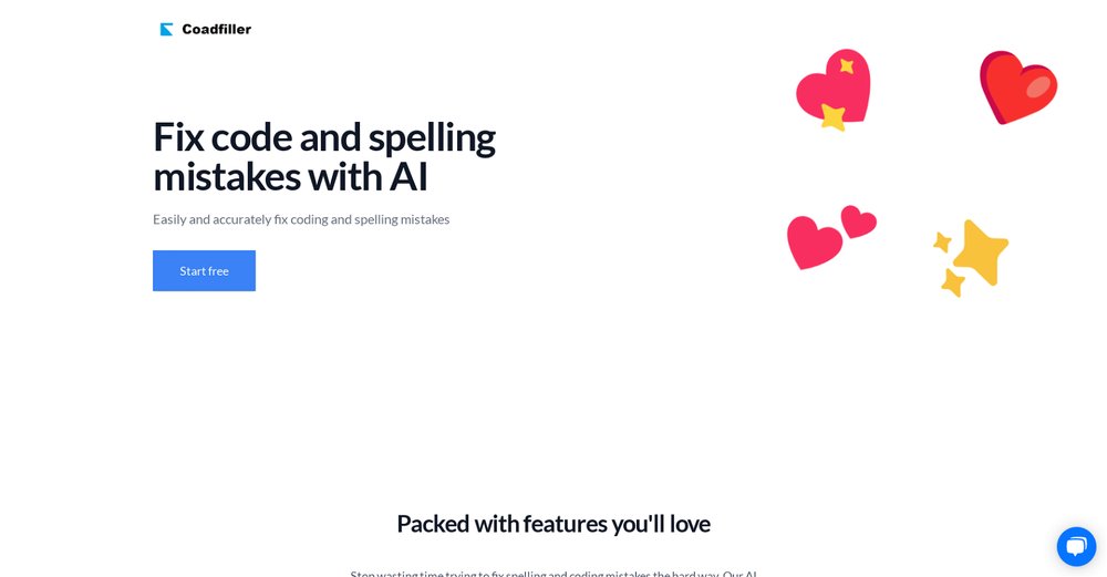 Приложение искусственного интеллекта Coadfiller AI