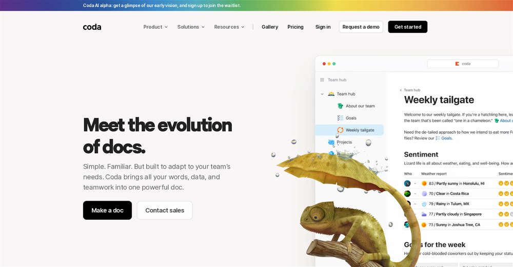 Приложение искусственного интеллекта Coda AI