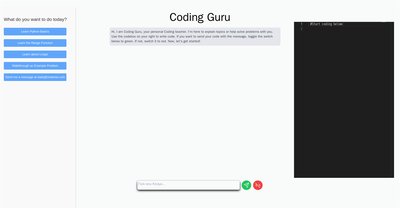 Приложение искусственного интеллекта Coding Guru
