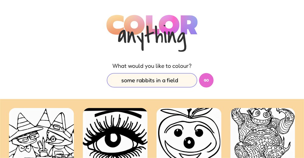 Приложение искусственного интеллекта Color-anything
