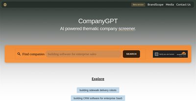 Приложение искусственного интеллекта CompanyGPT