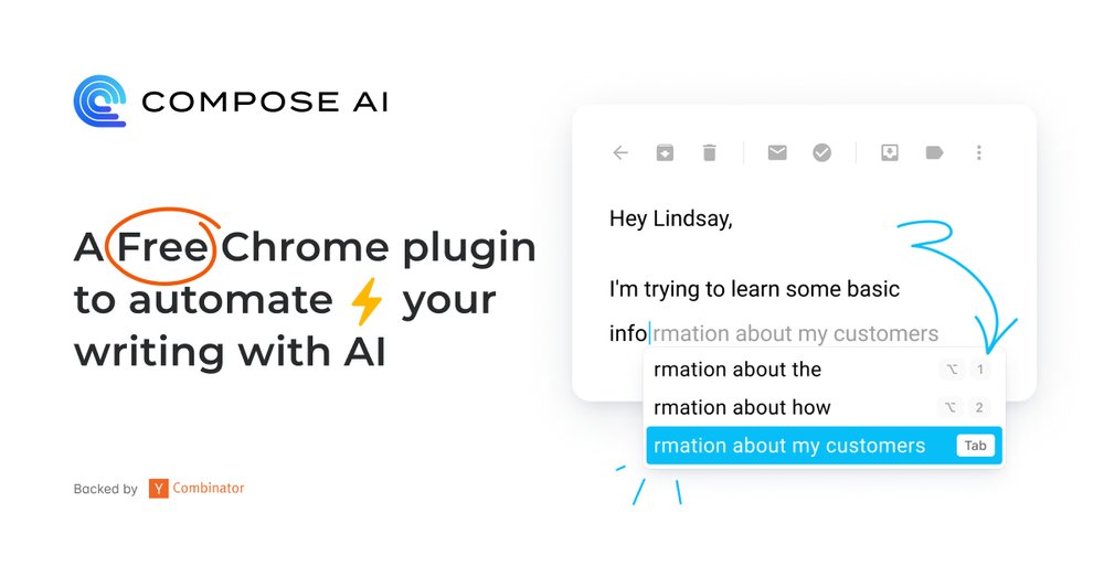 Compose AI - расширение chrome для автозаполнения ai и генерации текста