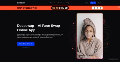 Приложение искусственного интеллекта Deepswap