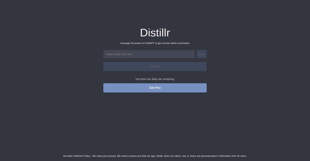 Приложение искусственного интеллекта Distillr