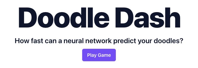 Doodle Dash - игра использует нейронную сеть для распознавания нарисованных рисунков.