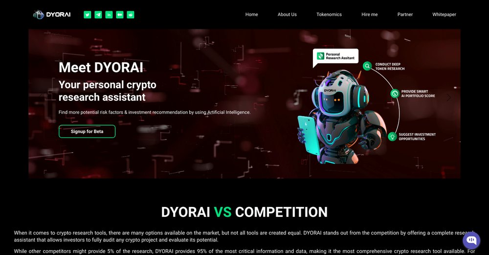 Приложение искусственного интеллекта DYORAI