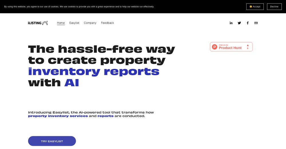 Приложение искусственного интеллекта Easylist