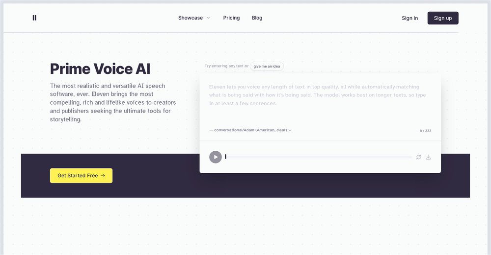 Приложение искусственного интеллекта Eleven Labs