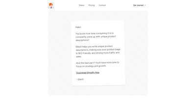 Приложение искусственного интеллекта Elliott