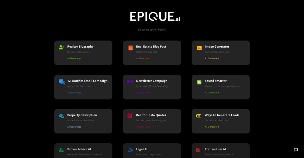 Приложение искусственного интеллекта Epique AI