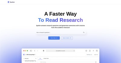 Приложение искусственного интеллекта Epsilon